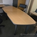 Knoll Cherry Work Meeting Table w/ Grey Trim 60"